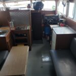 Moonliter Interior Cabin - Stingray Fishing Charters
